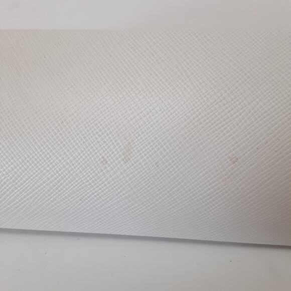 Michael Kors White Leather Hardshell Eyeglass Case Designer Sunglasses Case - Picture 8 of 9